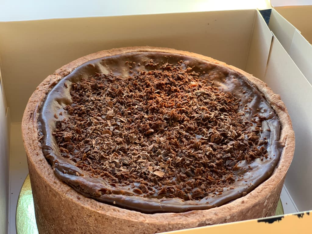 Flan chocolat noir